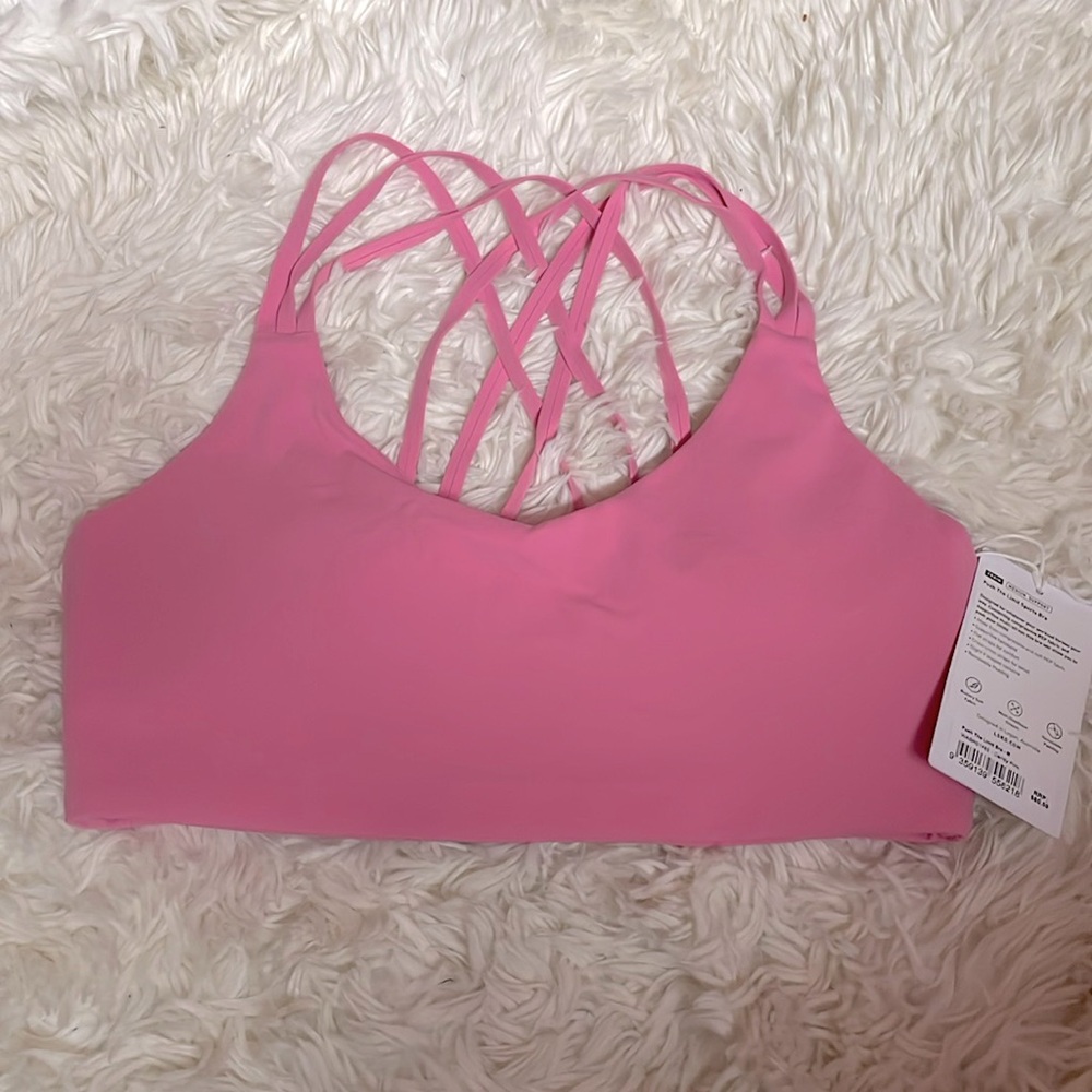 NWT LSKD Push The Limits Sports Bra M